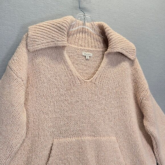 Women’s Anthropologie PILCRO Pouch Collared Sweater Pink XS - Picture 3 of 12